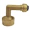 Apollo 1/4 in. (3/8 in. O.D.) Brass Push-To-Connect x 3/4 in. Garden Hose Thread 90-Degree Dishwasher Elbow FSBDWE1434 - alternate 2